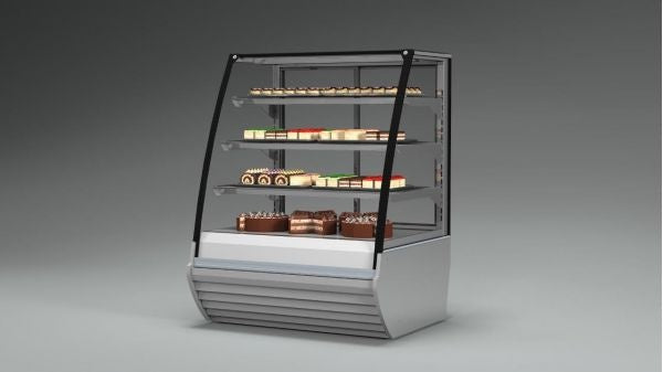 Linda Curved Glass Patisserie Serve-Over Counter