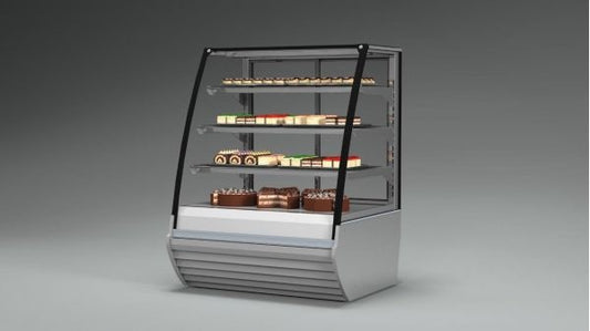 Linda Curved Glass Patisserie Serve-Over Counter