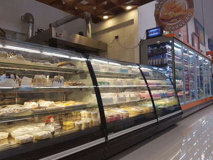 Linda Curved Glass Patisserie Serve-Over Counter