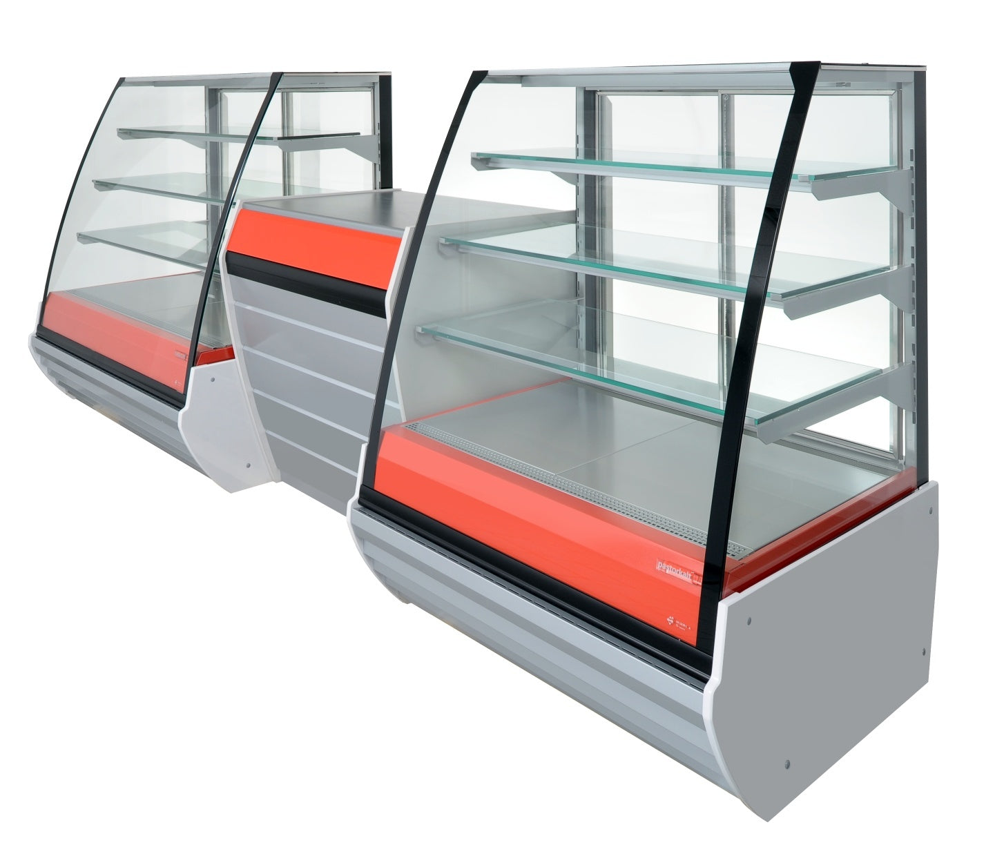 Linda Curved Glass Patisserie Serve-Over Counter