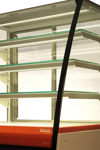 Linda Curved Glass Patisserie Serve-Over Counter