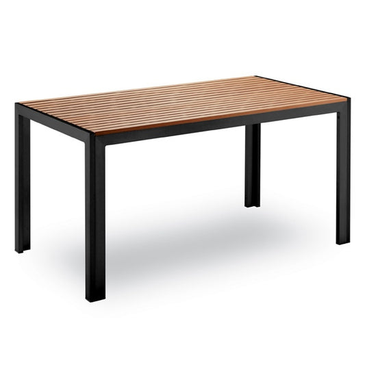 Bavaria Outdoor Table, 1500×800 mm, Anthracite Teak
