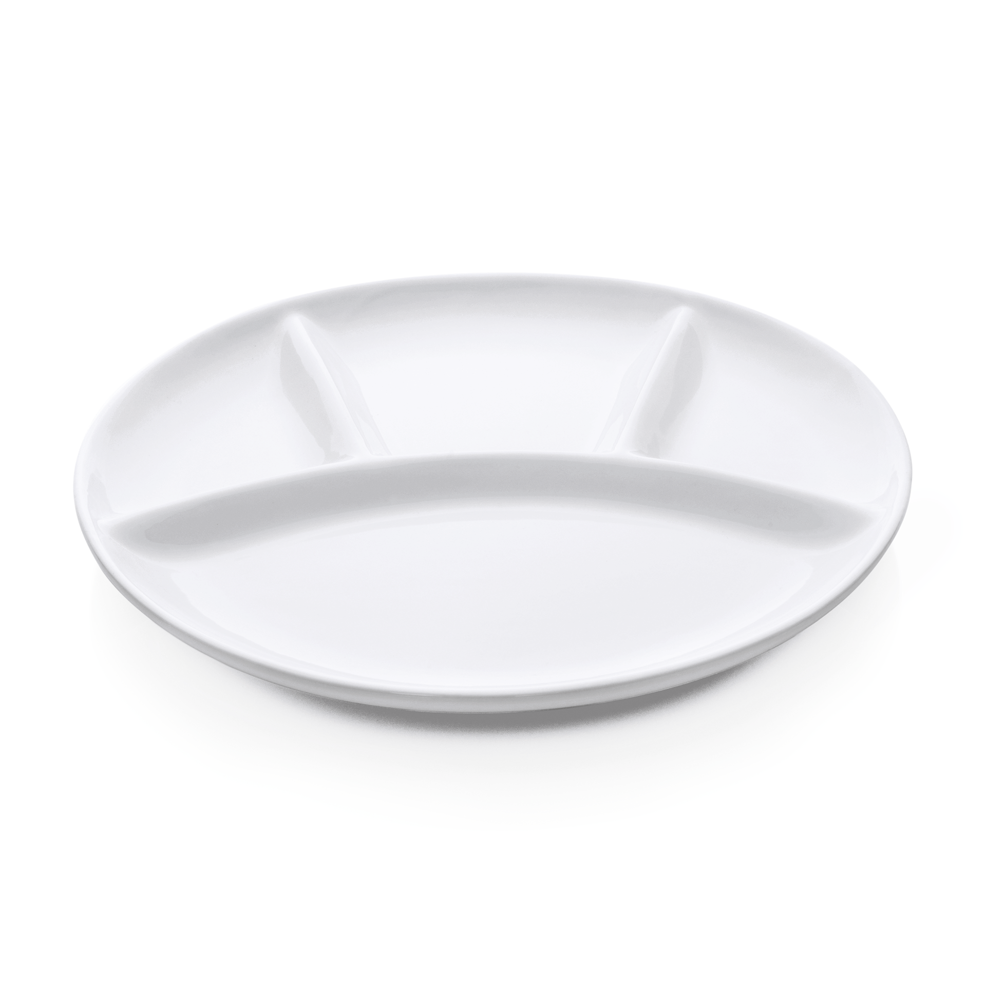 Was Fondue Plate, 4 Sections, Ø250 mm, Set of 6