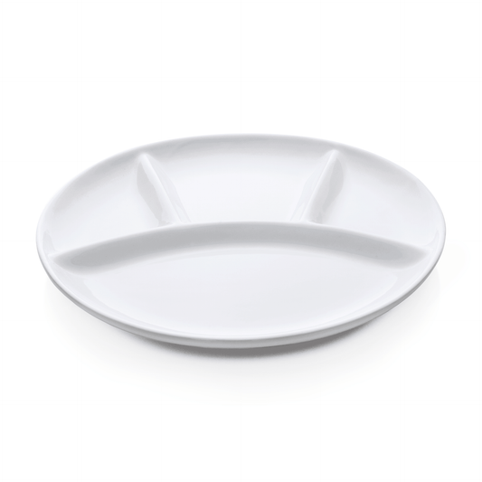 Was Fondue Plate, 4 Sections, Ø250 mm, Set of 6
