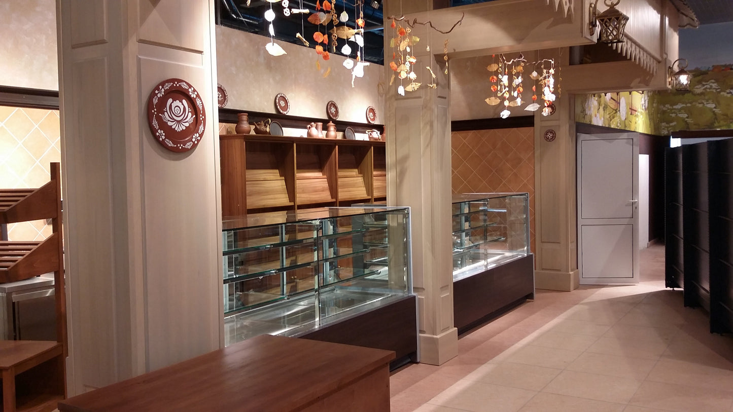Patisserie Serve-Over Counter, Full Glass, +10°C