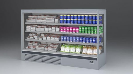 Genova Basso Open Multideck Display, -15/+7°C, R290