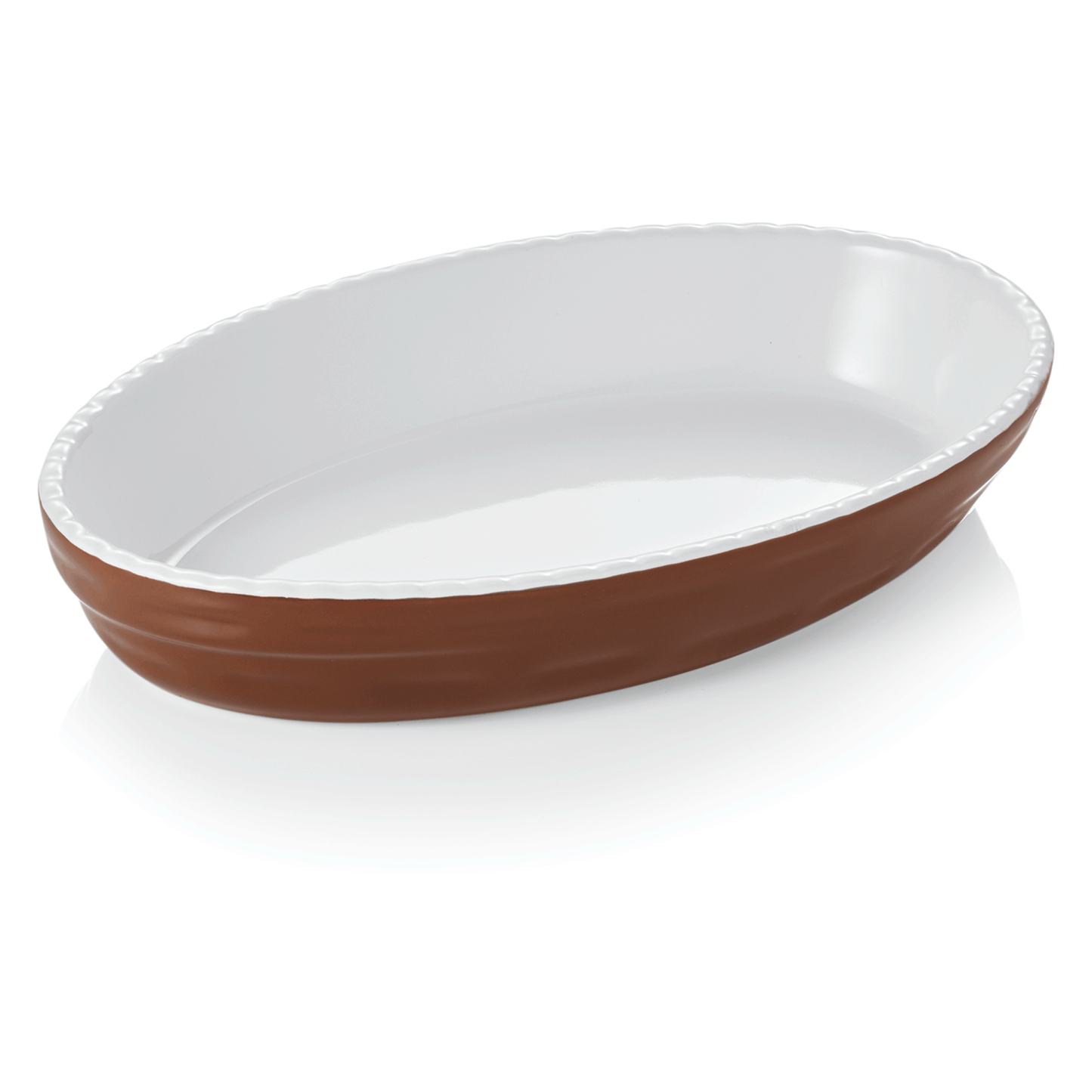Was Porcelain Baking Tin, 220×135 mm, Brown