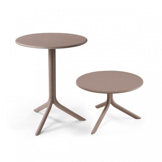 Nardi Round Side Table, Adj. Height, Ø60 cm, Outdoor