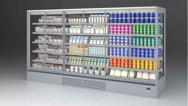 Genova Glass-Door Multideck, -15/+7°C, R290