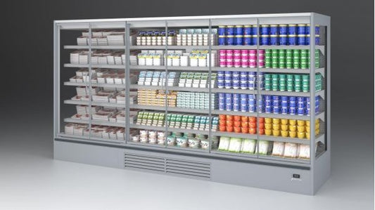 Genova Glass-Door Multideck, -15/+7°C, R290