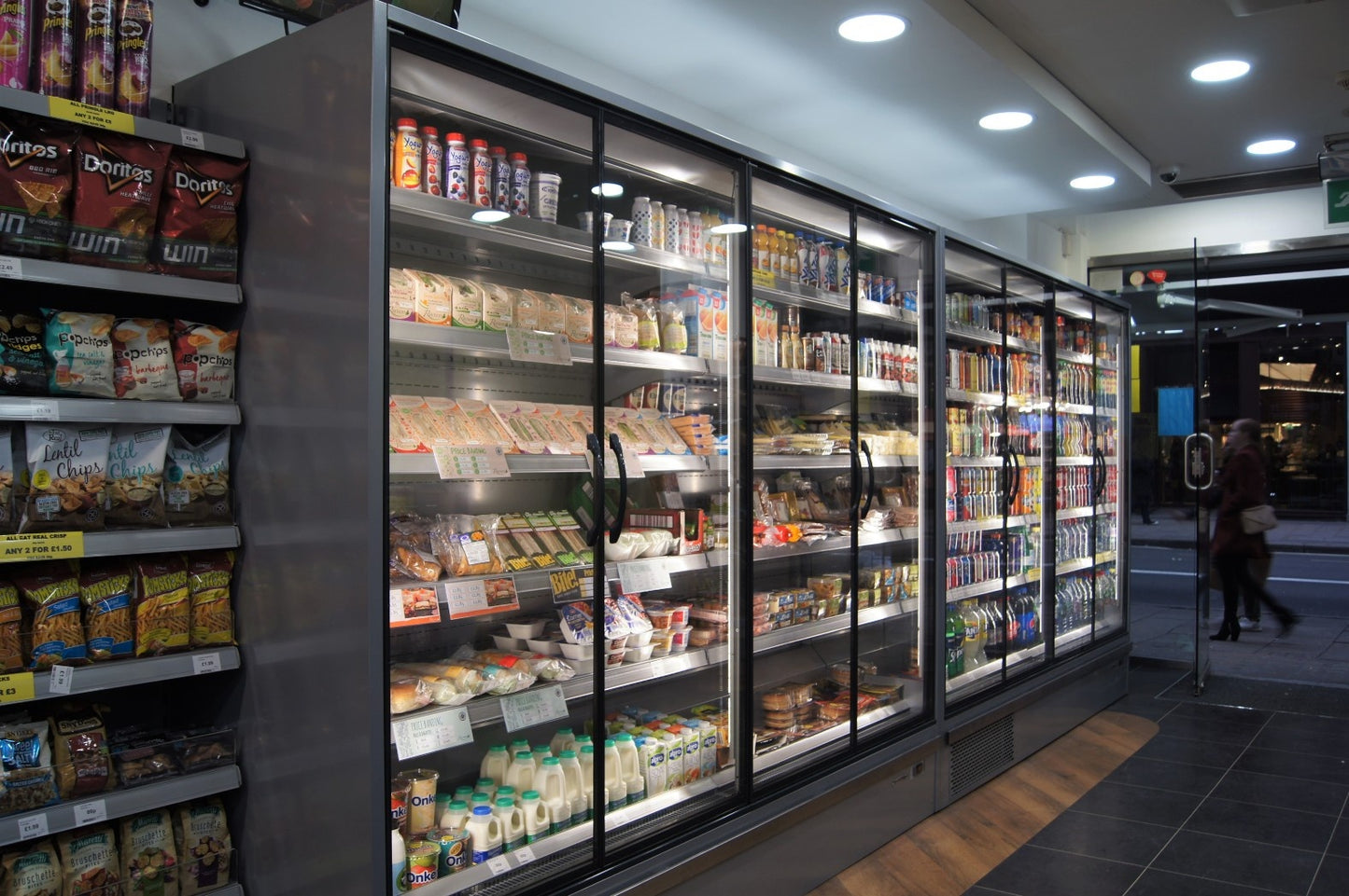 Genova Glass-Door Multideck, -15/+7°C, R290