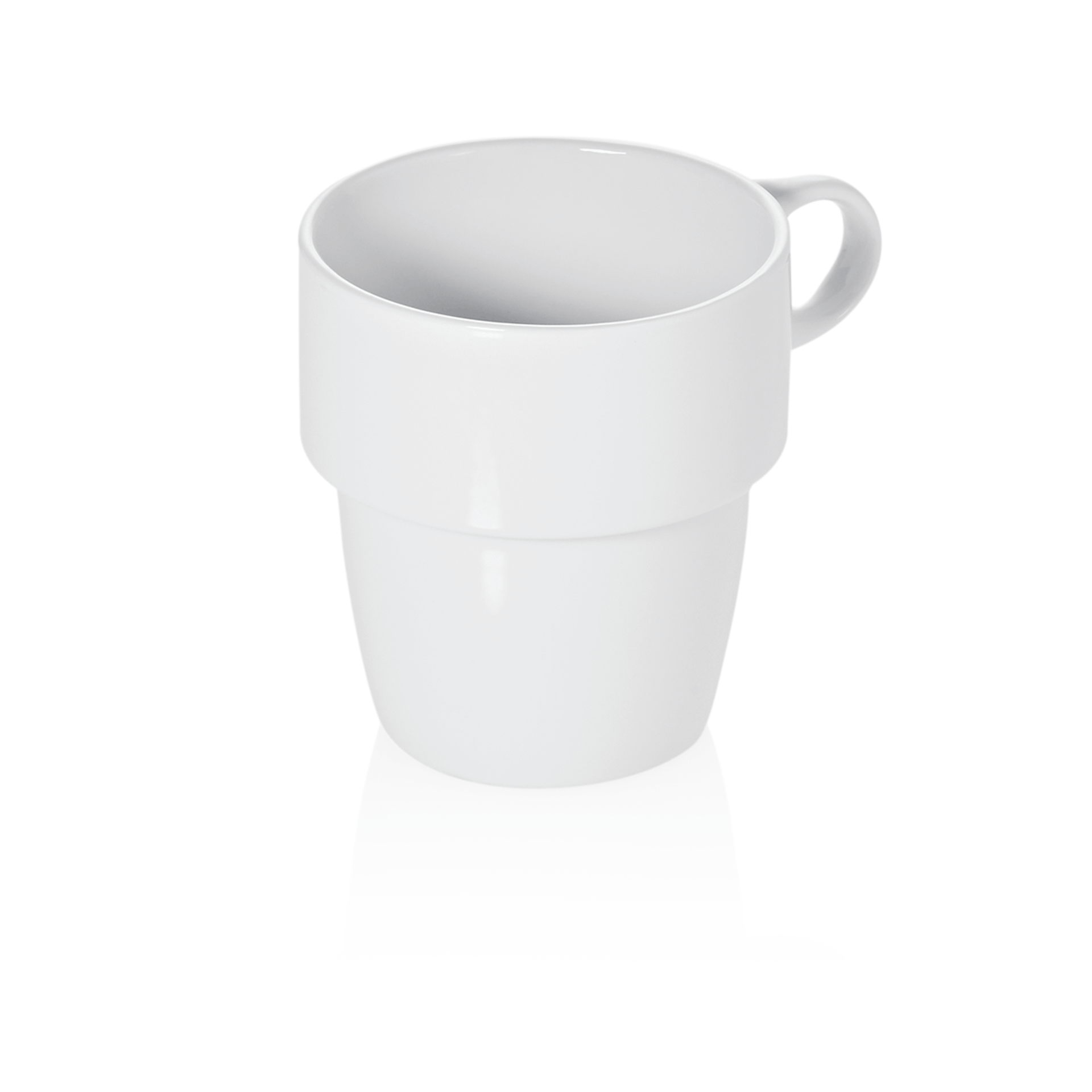 Was Conical Porcelain Mug Set, Ø80 mm, Set of 6