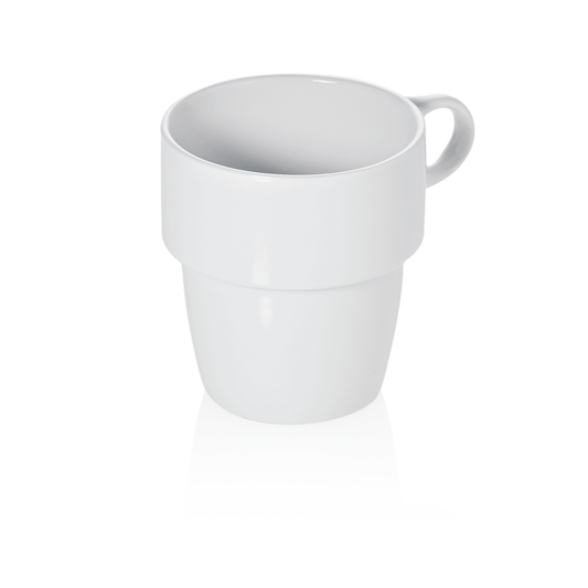 Was Conical Porcelain Mug Set, Ø80 mm, Set of 6