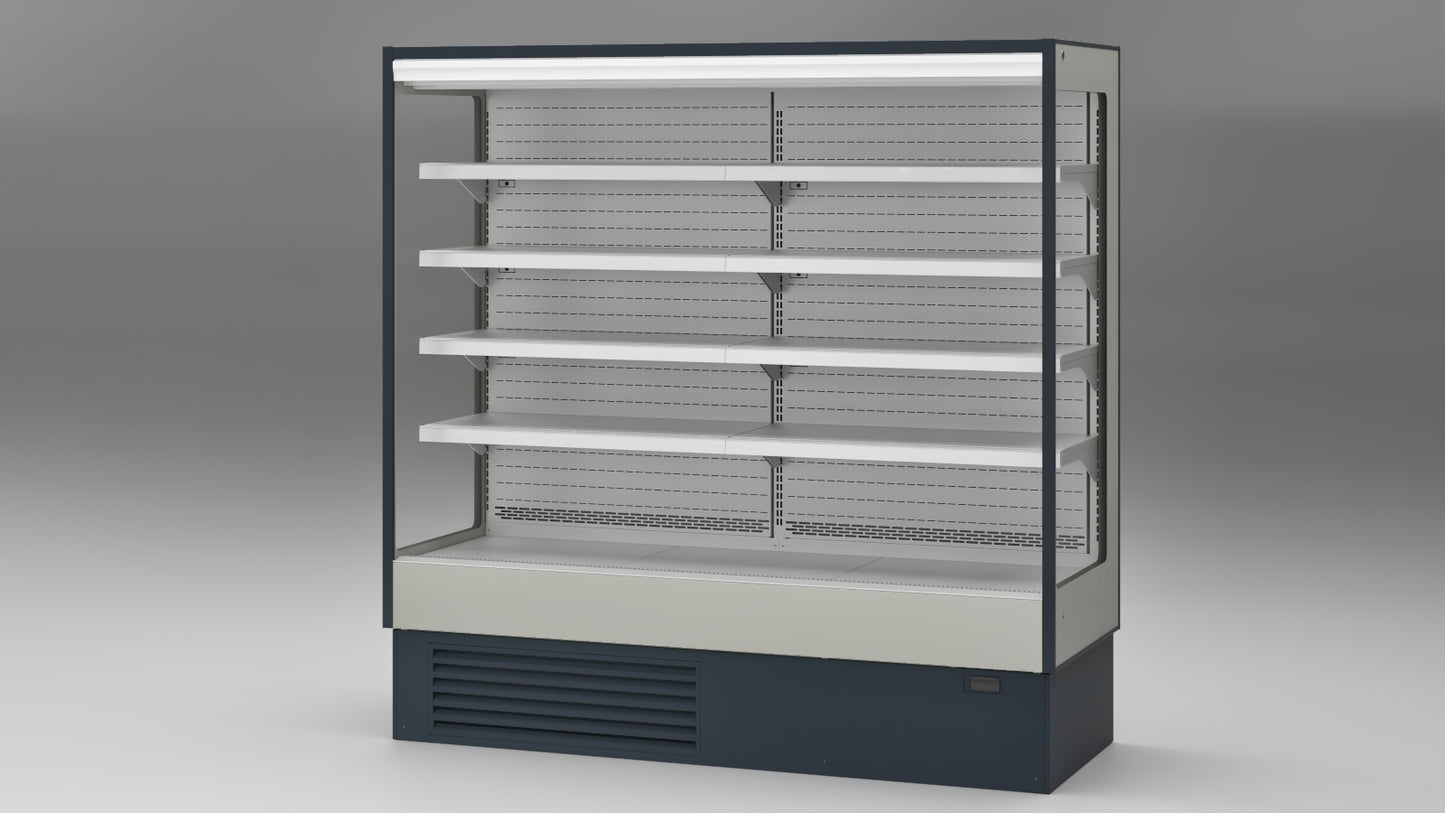 Open Multideck Dairy Display, 625–2500 mm