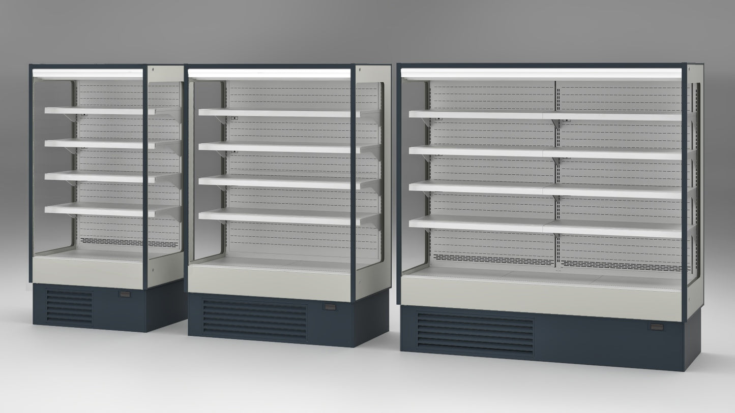 Open Multideck Dairy Display, 625–2500 mm