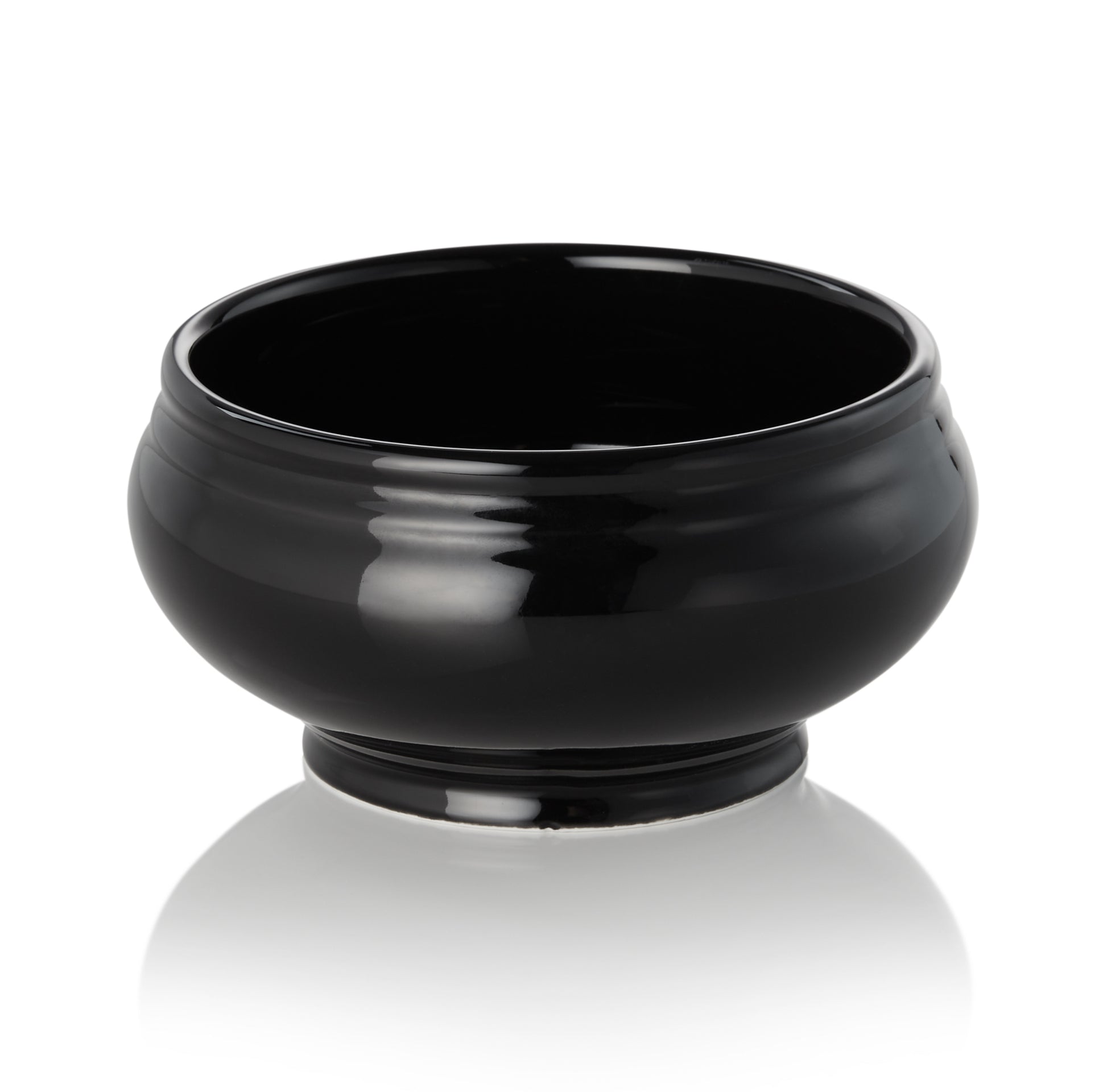 Was Porcelain Tureen, Ø125 mm, Shiny Black