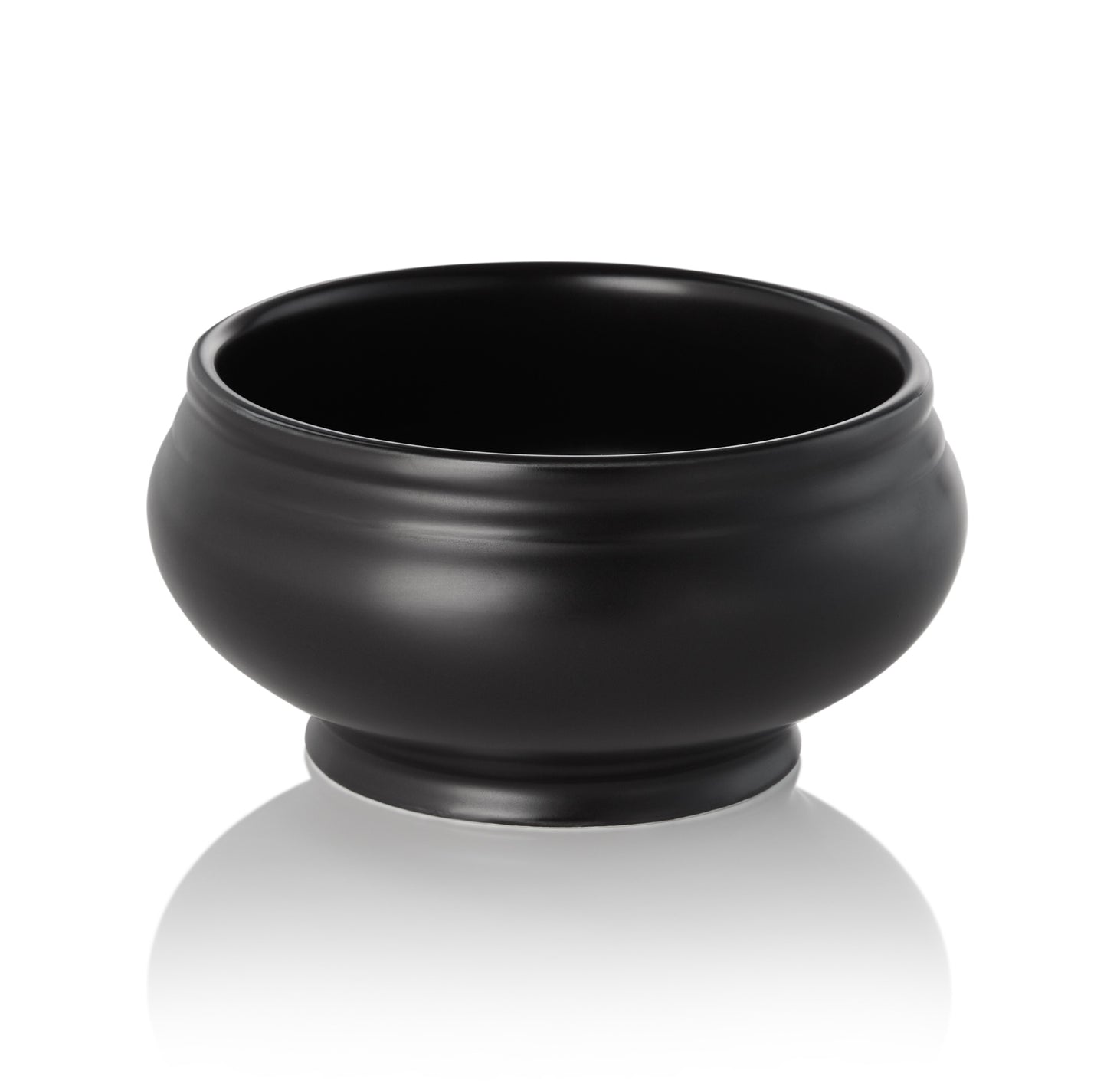 Was Porcelain Tureen, Ø125 mm, Matt Black