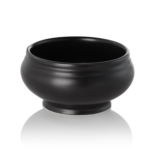 Was Porcelain Tureen, Ø125 mm, Matt Black