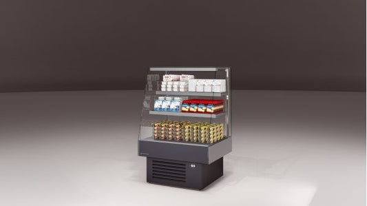 Open Semi-Vertical Refrigerated Display