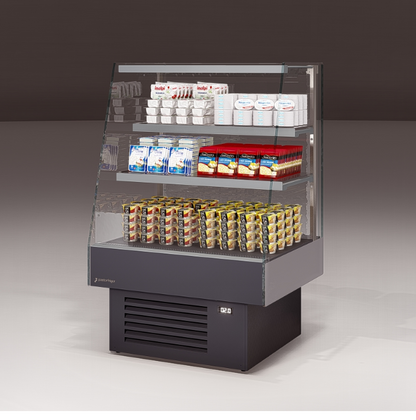 Open Semi-Vertical Refrigerated Display