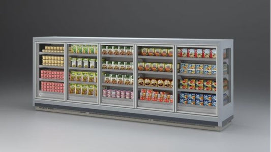 Frozen Food Island Multideck Display, 1700 mm