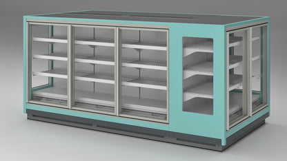 Frozen Food Island Multideck Display, 1700 mm