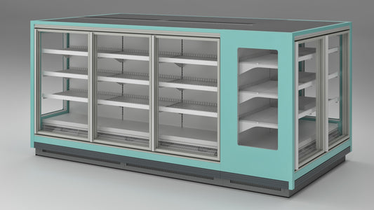 Frozen Food Island Multideck Display, 1700 mm