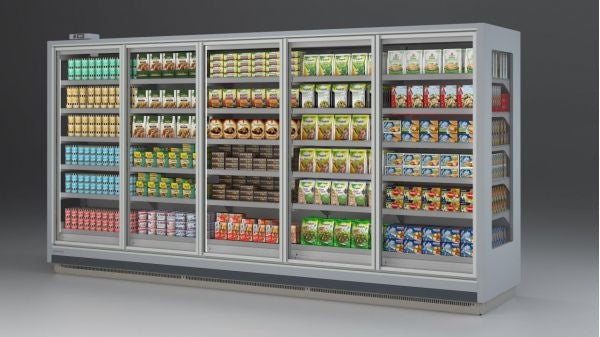 Torino Overview Frozen Multideck Cabinet, Remote