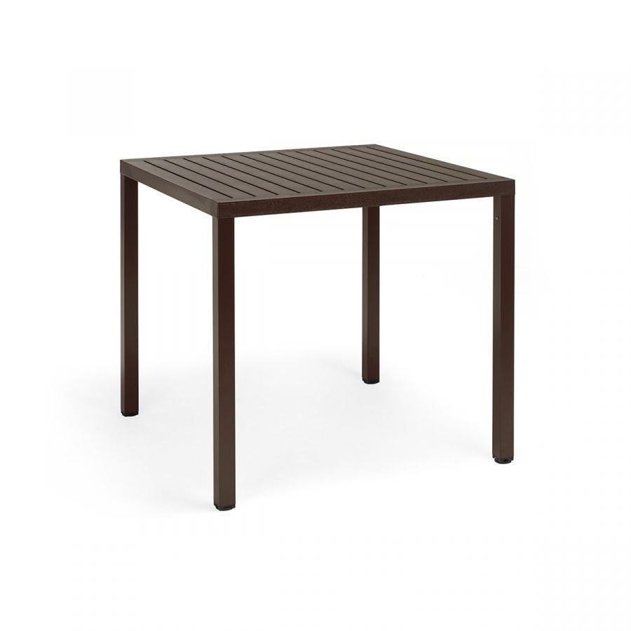 Stackable Square Outdoor Table, 80×80 cm