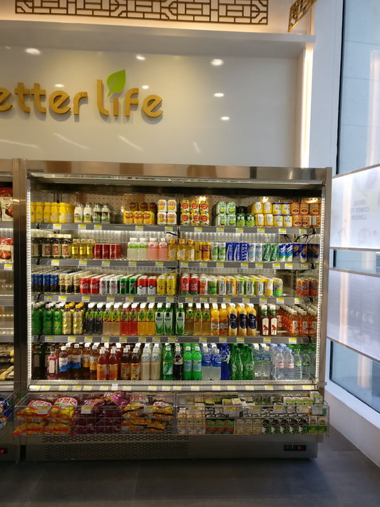 Open Semi-Vertical Refrigerated Display