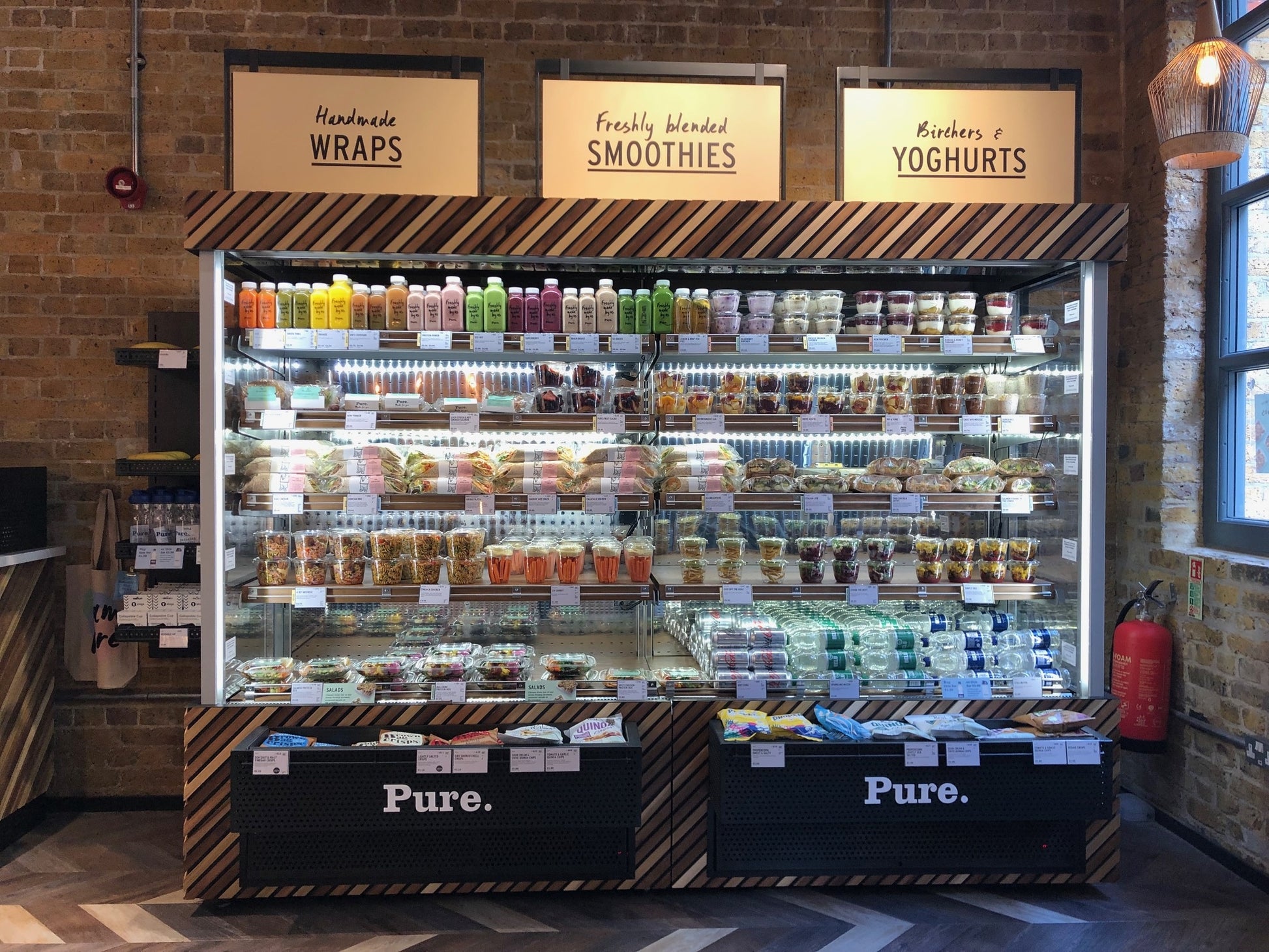 Open Semi-Vertical Refrigerated Display