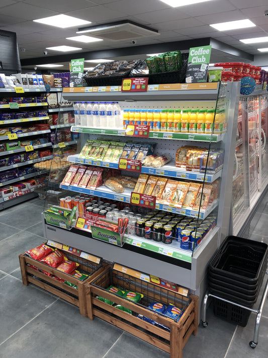 Open Multideck Chiller, Low-Height, Plug-In