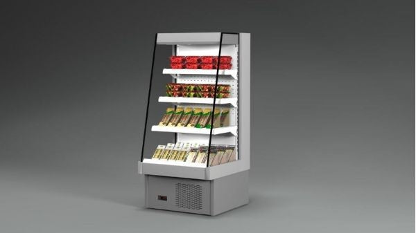Open Semi-Vertical Refrigerated Display