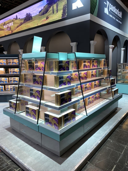 Open Semi-Vertical Refrigerated Display