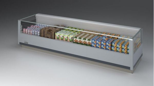 Closed Refrigerated Island, Frozen Food Display