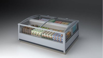 Frozen Food Island, Overview Glass Lids, Remote