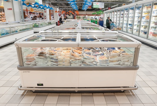 Frozen Food Island, Overview Glass Lids, Remote