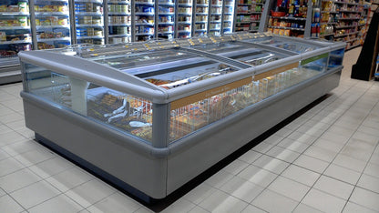 Frozen Food Island, Overview Glass Lids, Remote
