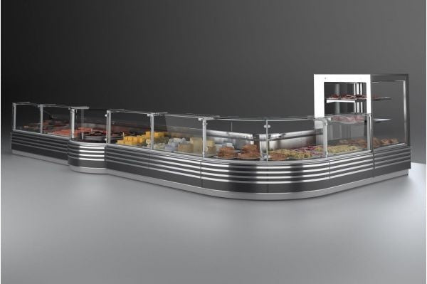 Admiral Sphera Serve-Over Counter, Semicircular