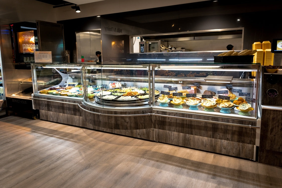 Admiral Sphera Serve-Over Counter, Semicircular