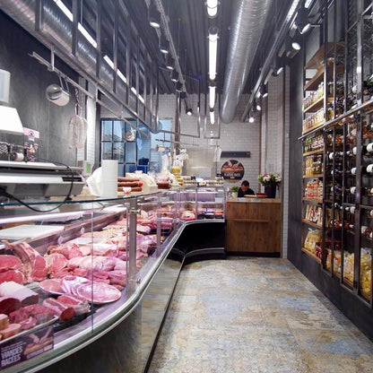 Refrigerated Serve-Over Counter, Straight Glass