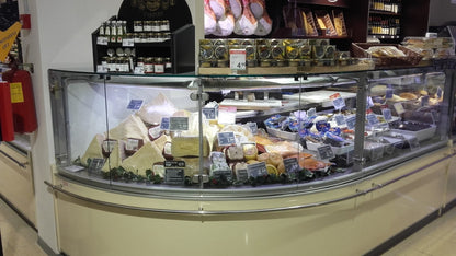 Refrigerated Serve-Over Counter, Straight Glass