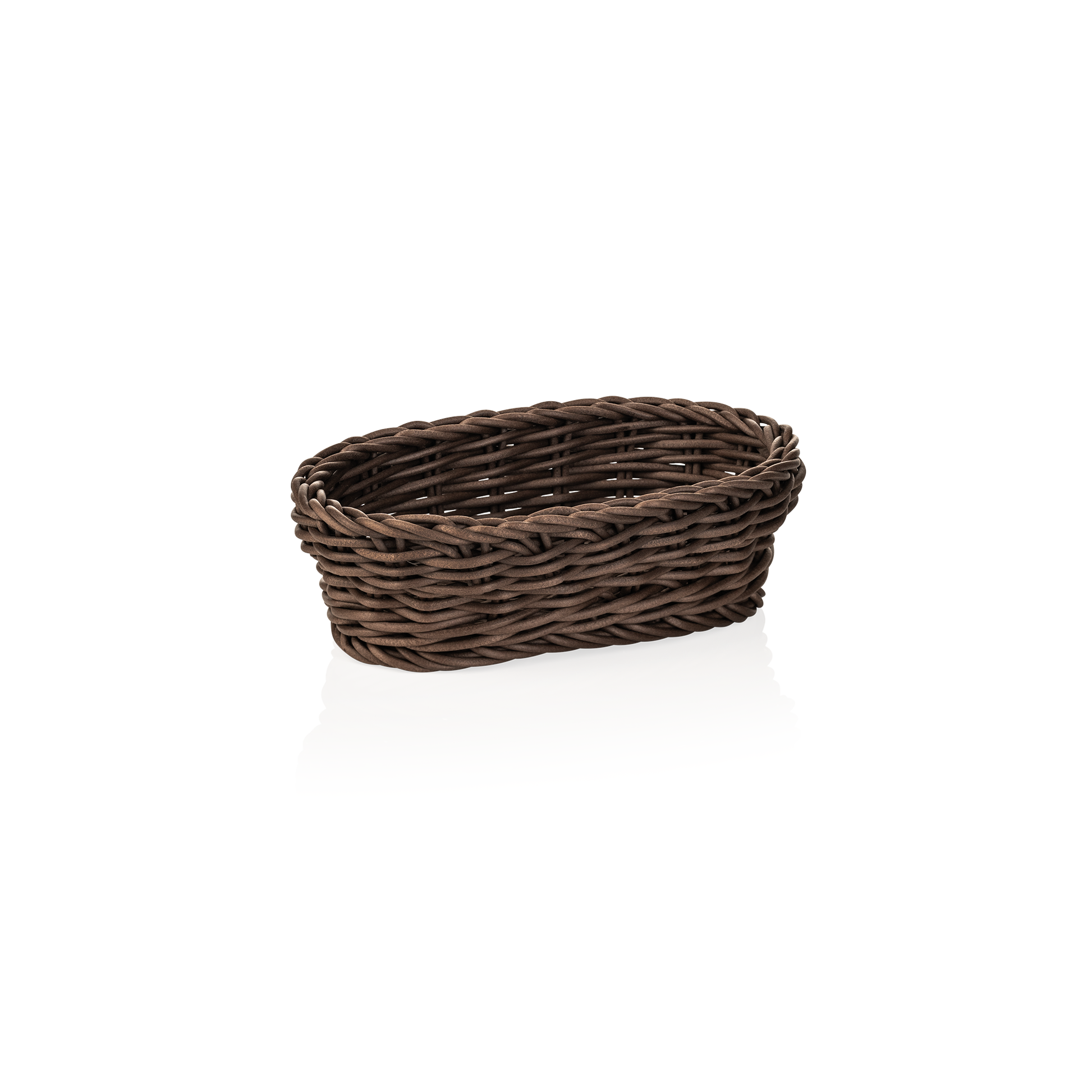 Weaver Pro Oval Brown Basket, 19×12 cm