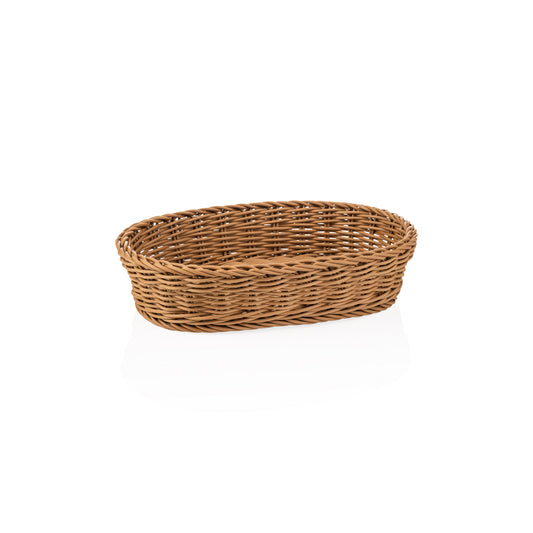 Weaver Pro Oval Beige Basket, 307×213 mm