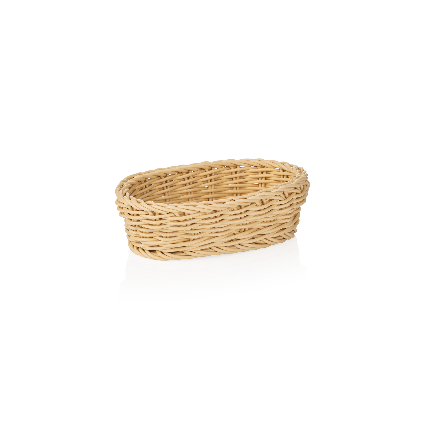 Weaver Pro Oval Light Beige Basket, 200×133 mm