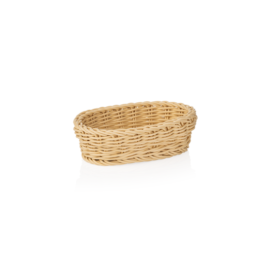 Weaver Pro Oval Light Beige Basket, 200×133 mm