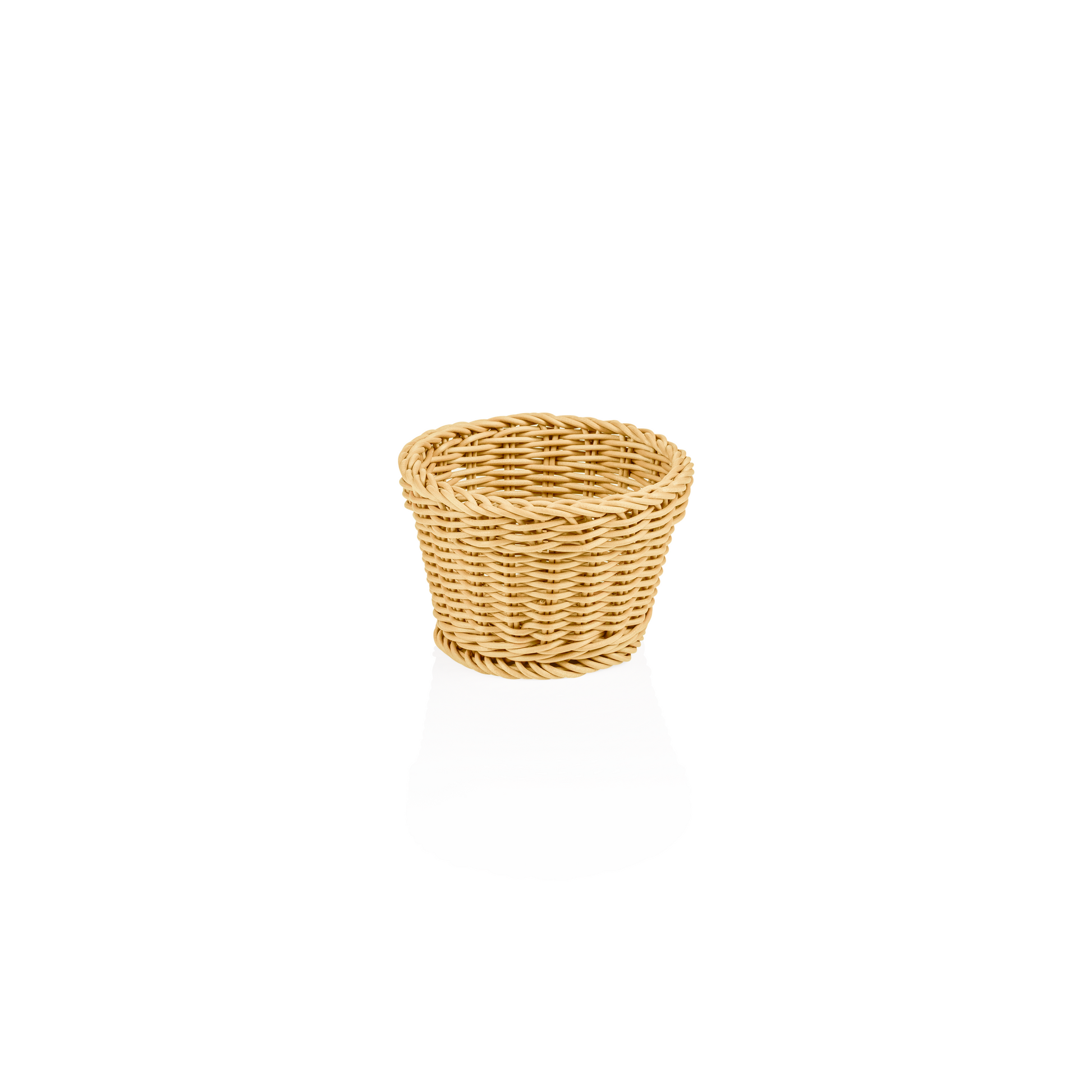 Weaver Pro Oval Light Beige Basket, Ø130 mm