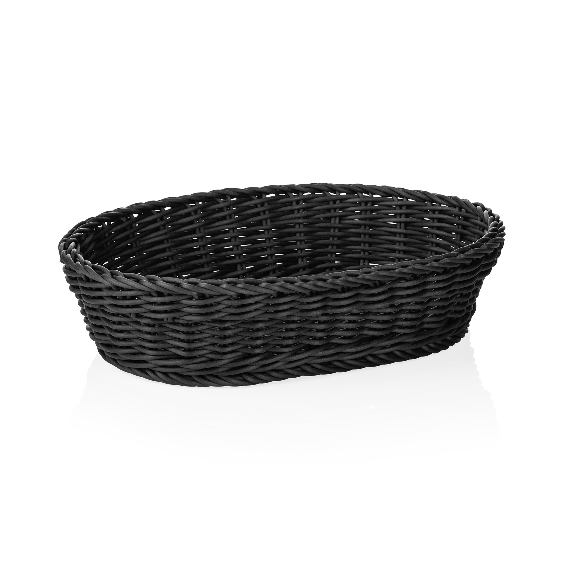Weaver Pro Oval Black Basket, 277×160 mm