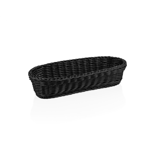Weaver Pro Black Baguette Basket, 382×170 mm