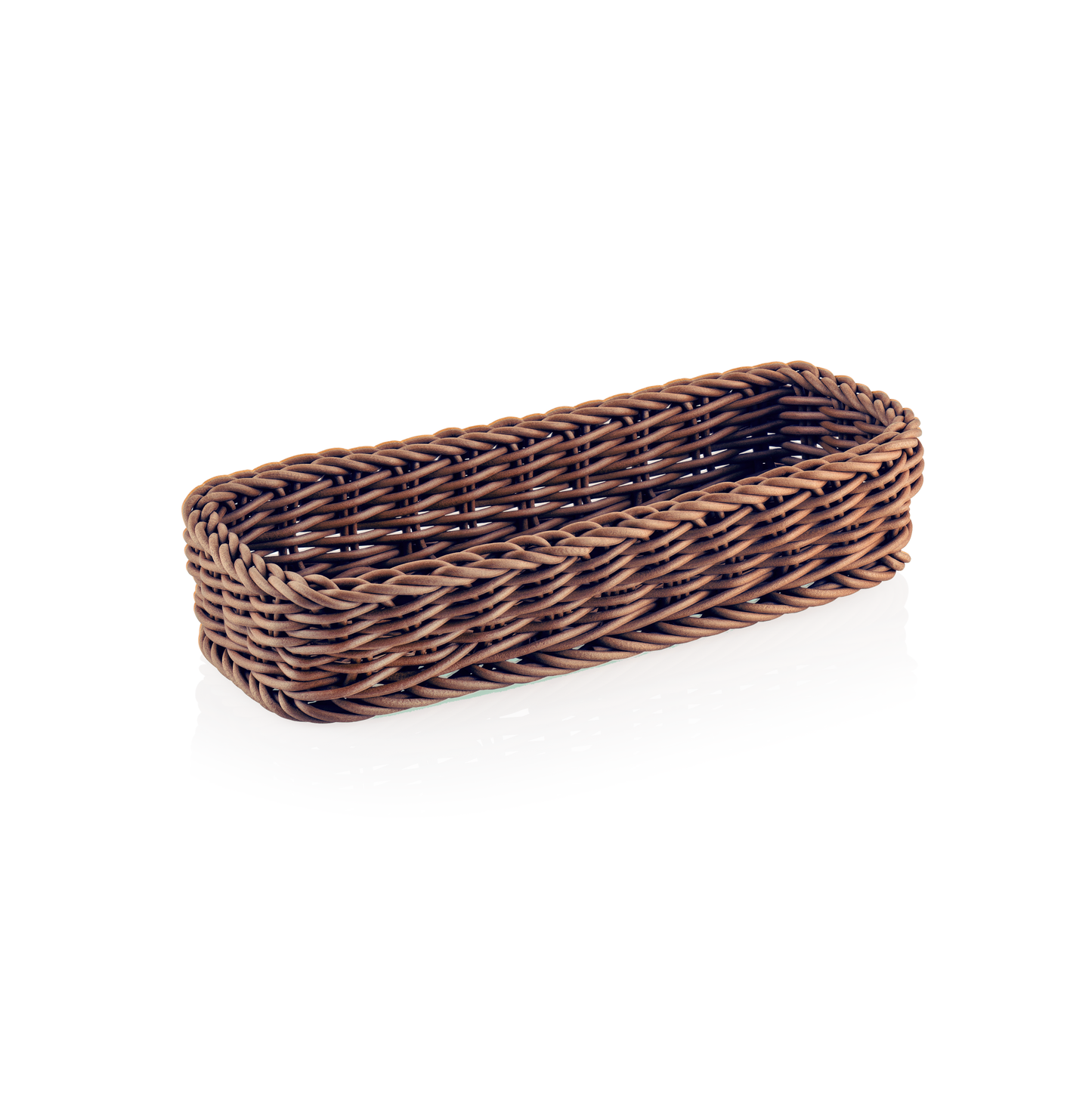 Weaver Pro Brown Cutlery Basket, 280×102 mm
